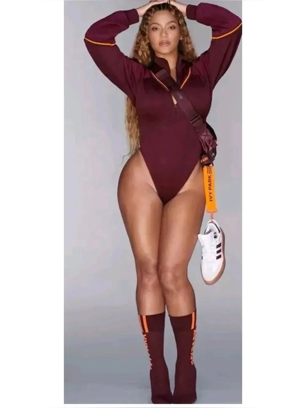 Adidas x Ivy Park TT Bodysuit, Size S ~ Excellent